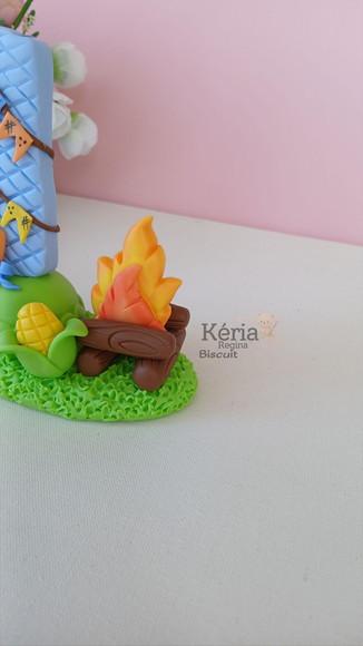 Vela Junina em Biscuit