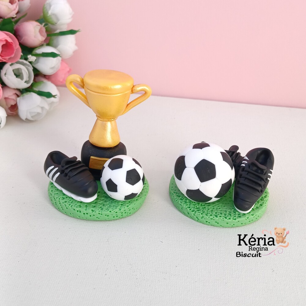 Apliques para Lembrancinha Futebol de Biscuit