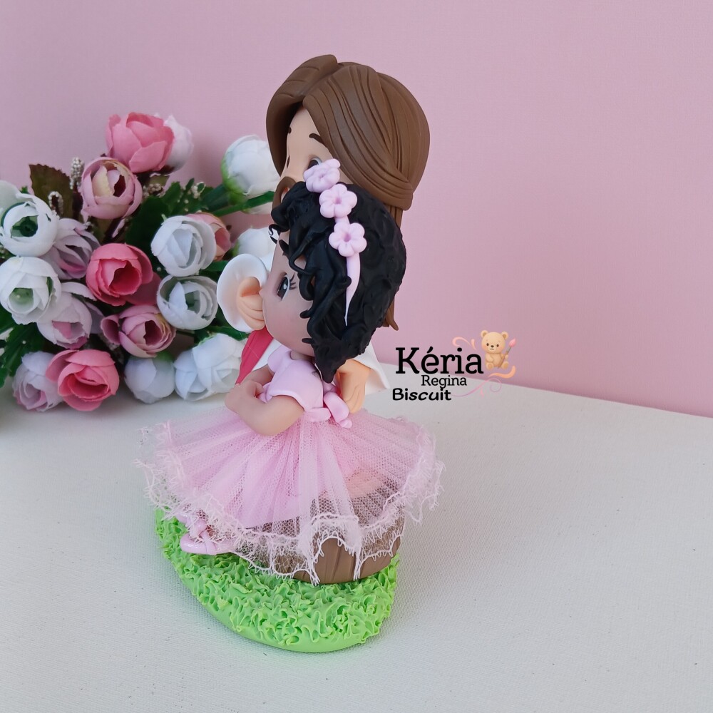 Mini Topo Personalizado, Jesus e a Menina