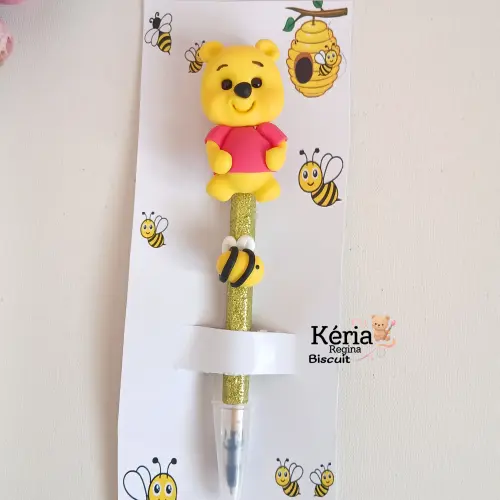 Caneta Ursinho Pooh em Biscuit