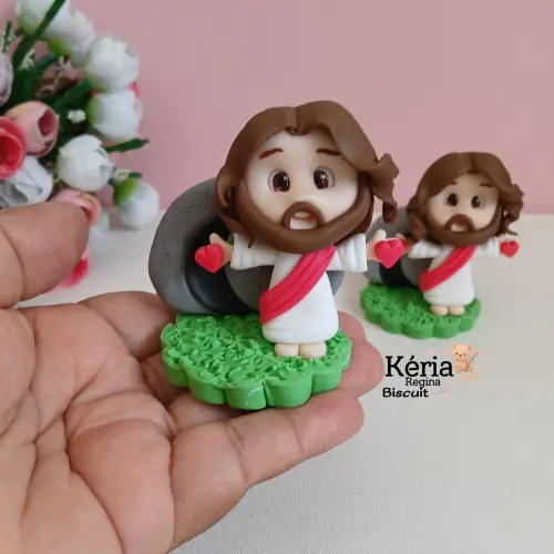 Aplique Jesus de Biscuit