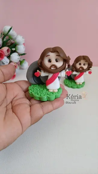 Aplique Jesus de Biscuit