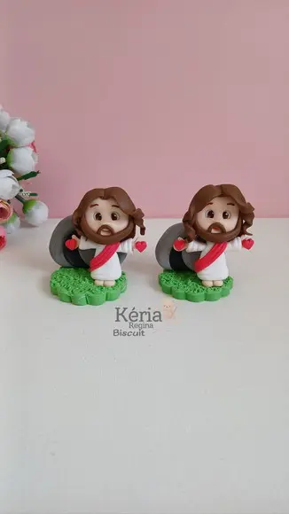 Aplique Jesus de Biscuit