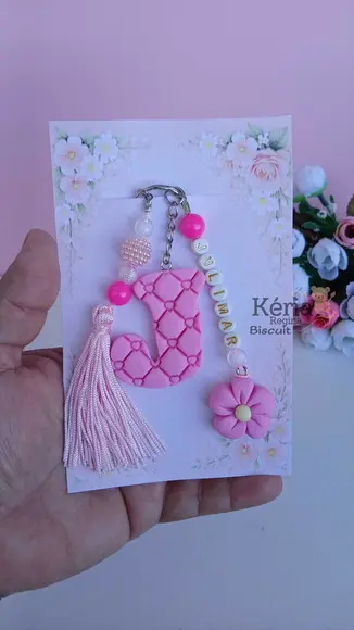 Chaveiro Personalizado em Biscuit