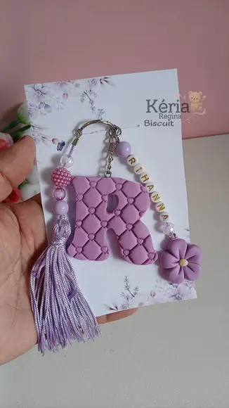Chaveiro Personalizado em Biscuit