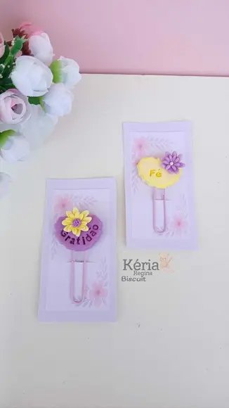 Clips em Biscuit Fé e Gratidão