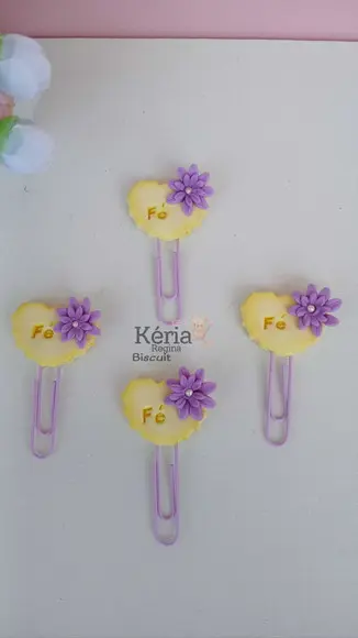 Clips em Biscuit Fé e Gratidão