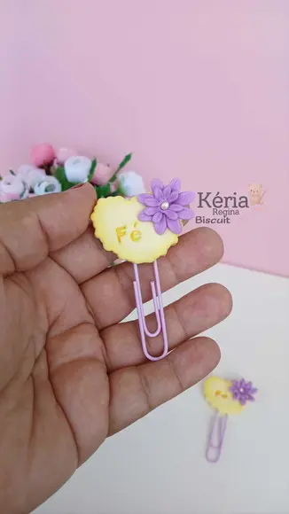 Clips em Biscuit Fé e Gratidão