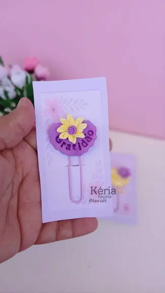 Clips em Biscuit Fé e Gratidão