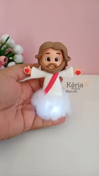Jesus em Biscuit, na Nuvem Iluminada, Lembrancinha