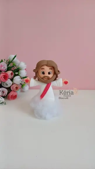 Jesus em Biscuit, na Nuvem Iluminada, Lembrancinha