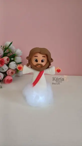 Jesus em Biscuit, na Nuvem Iluminada, Lembrancinha