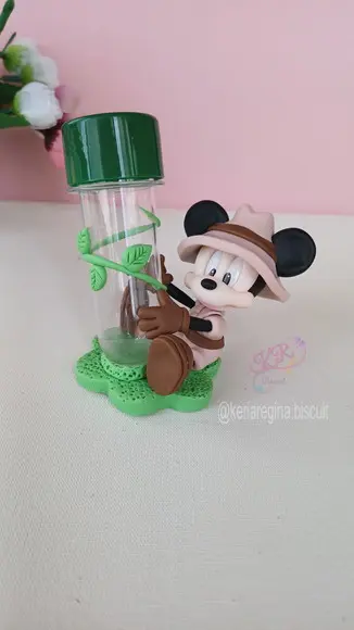 Lembrancinha com Tubete, Mickey Safari em Biscuit