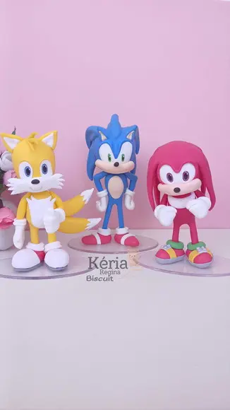 Sonic, Tails ou Knuckles em Biscuit