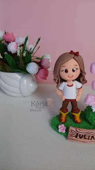 Topinho Personalizado em Biscuit