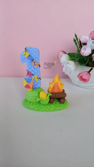 Vela Junina em Biscuit