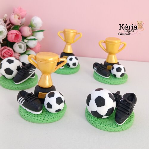Apliques para Lembrancinha Futebol de Biscuit