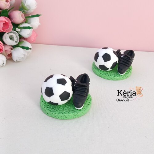 Apliques para Lembrancinha Futebol de Biscuit