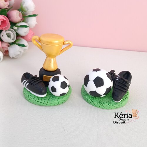 Apliques para Lembrancinha Futebol de Biscuit