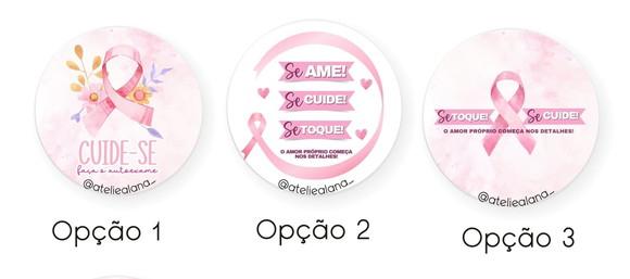 500 Bottons Alfinete Personalizados - 55mm