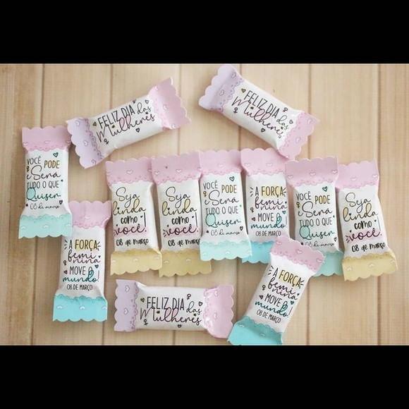 Balas Personalizadas Dia Internacional Dia Mulher