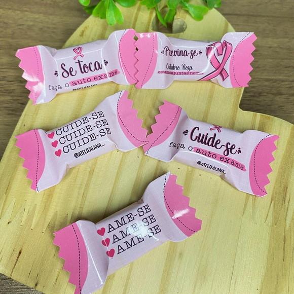 Balas Personalizadas Outubro Rosa
