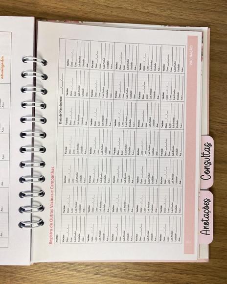 Caderneta personalizada