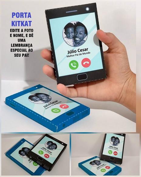 Caixa para Kitkat Dia dos Pais