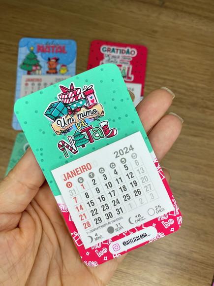 Calendário Imã de Geladeira Personalizado