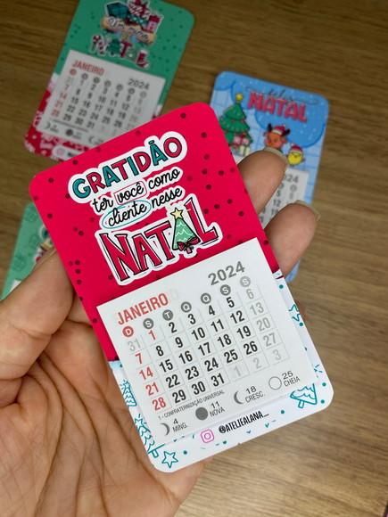Calendário Imã de Geladeira Personalizado
