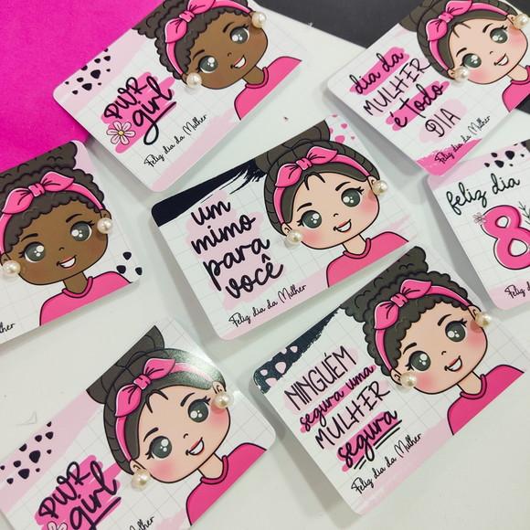 Card com Brincos Personalizadas