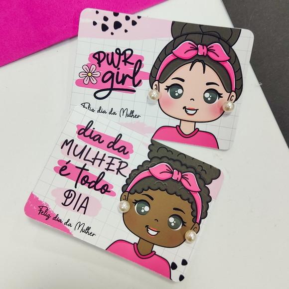 Card com Brincos Personalizadas