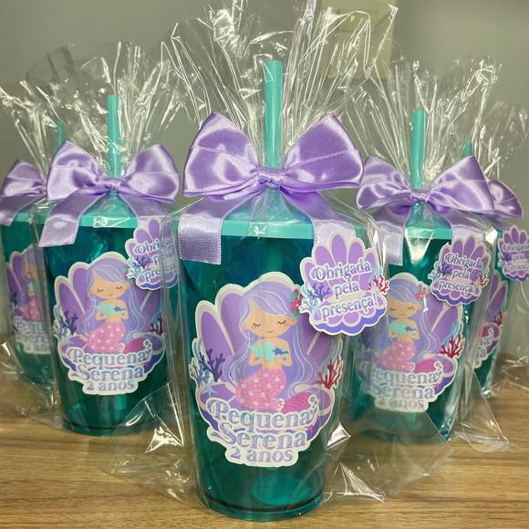 Copo  Canudo Personalizado 500ml