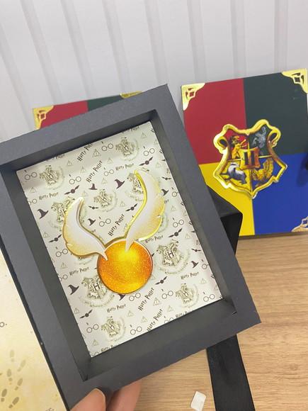 Convite Caixa 3d Harry Potter