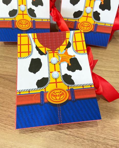 Convite Caixa 3d Toy Story