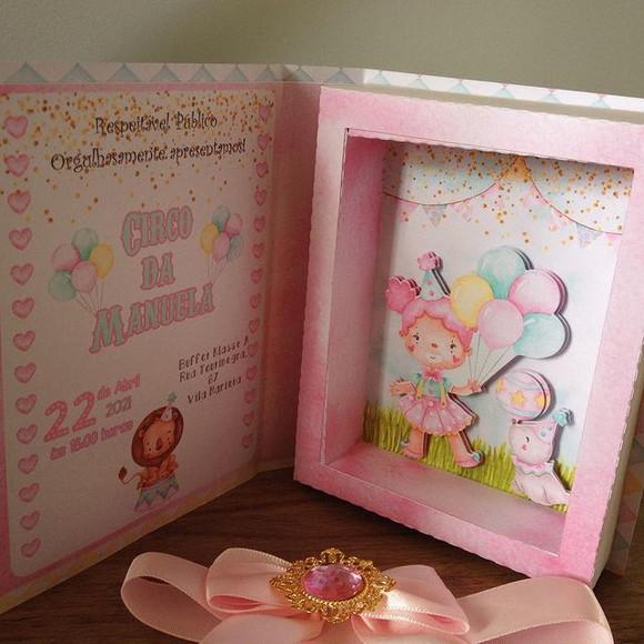 CONVITE CIRCO CANDY