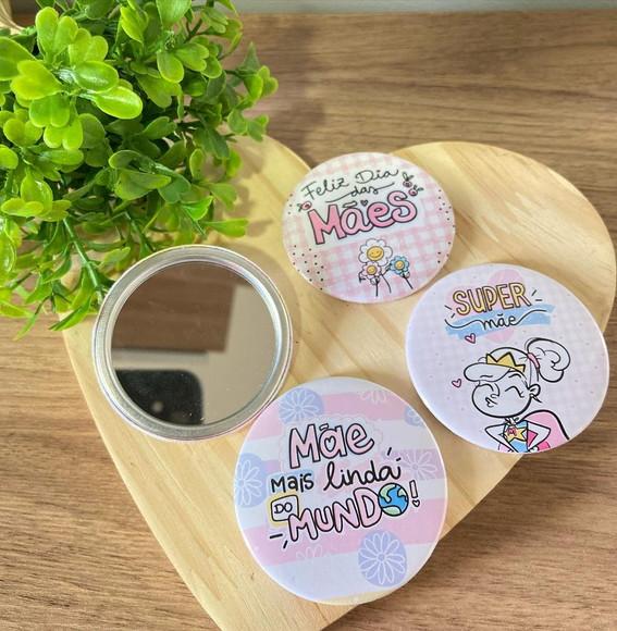 Espelhos de Bolsa Personalizado para Dia das Mães