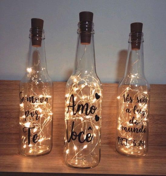 Garrafa Personalizada com Led