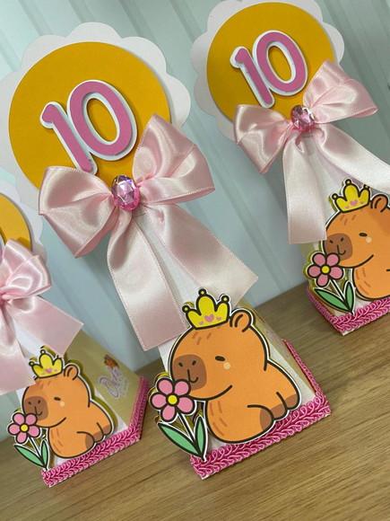Kit 20 Unidades Papelaria Capivara