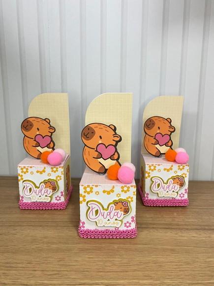 Kit 20 Unidades Papelaria Capivara