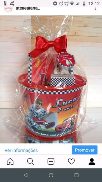 Kit Cinema Carros Disney