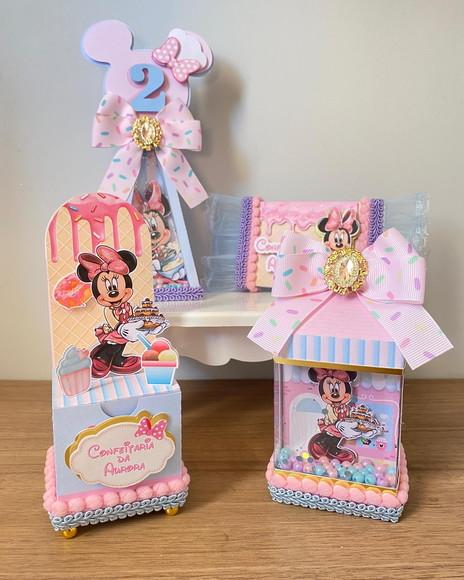 Kit Personalizado Confeitaria da Minnie 20 Unidades