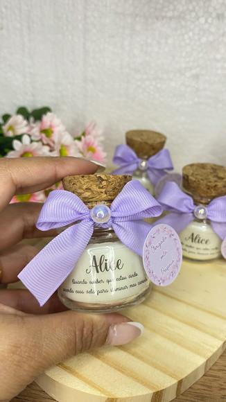 Lembrancinha Maternidade Vela Perfumada