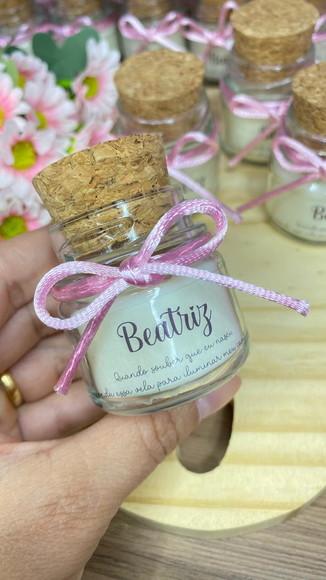 Lembrancinha Maternidade Vela Perfumada