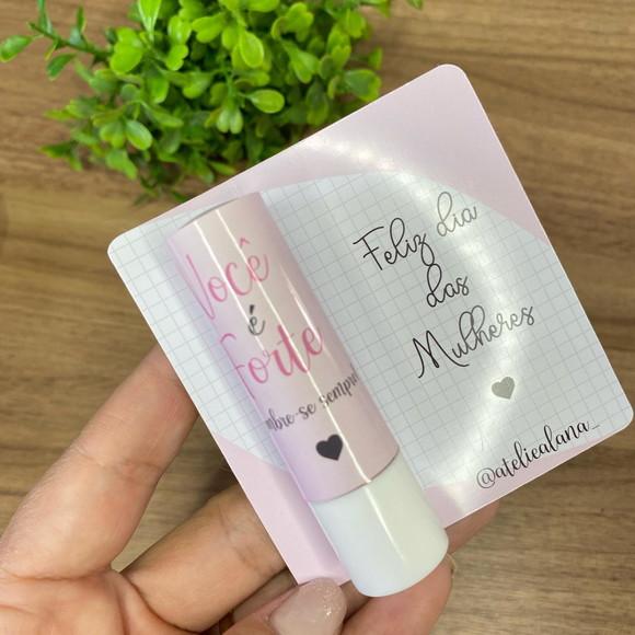 Manteiga de Cacau Personalizada Dia da Mulher