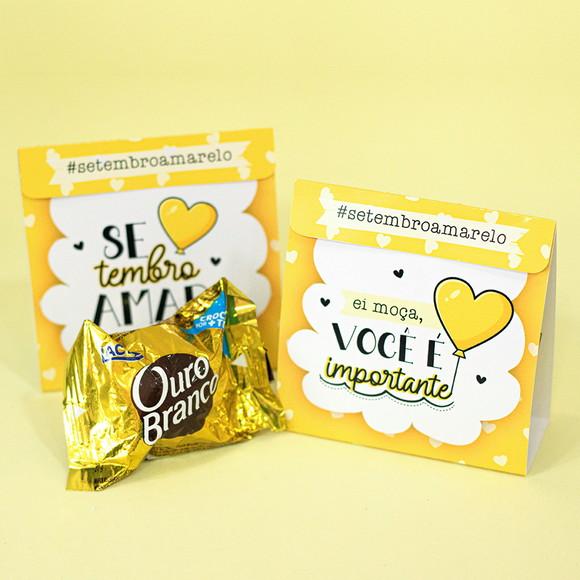 Porta Bombom Setembro Amarelo