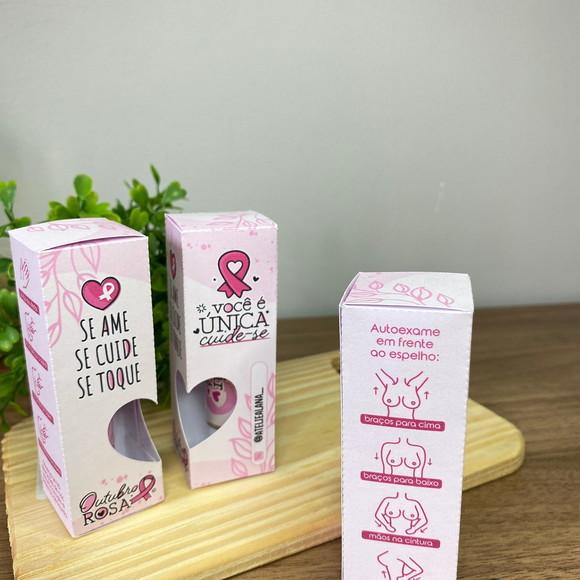 Protetor Labial Outubro Rosa