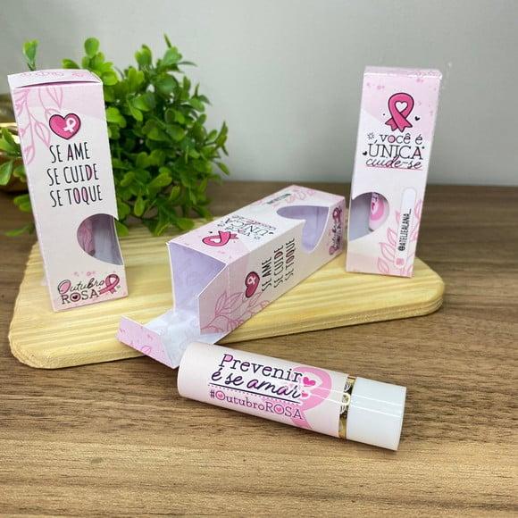 Protetor Labial Outubro Rosa