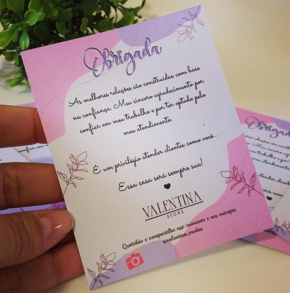 Tag Agradecimento Cliente