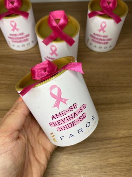 Tubolata 7x6cm Personalizada Outubro Rosa
